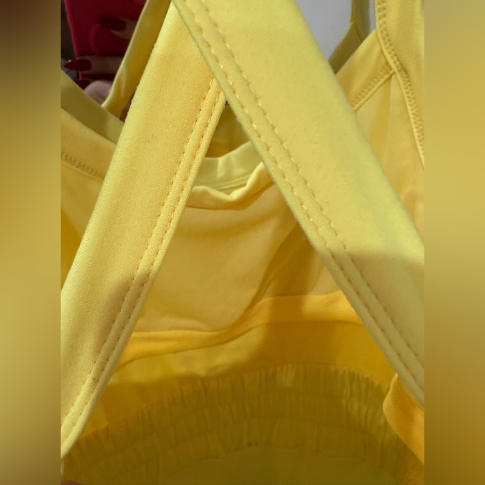 Free people movement Way Home skort romper in Lemon Verbena Medium - Picture 9 of 13